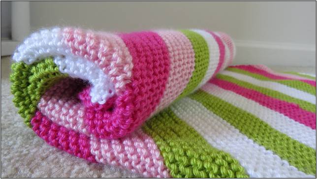 Baby Blanket Knitting Patterns For Beginners Uk
